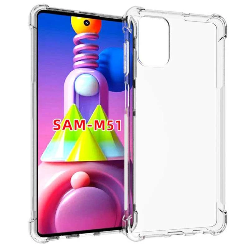 Силиконовый чехол с крытыми бортами для Samsung Galaxy M51 (Бесцветный (прозрачный)), Безбарвний (прозорий)
Силиконовый чехол с крытыми бортами для Samsung Galaxy M51 (Бесцветный (прозрачный)), Безбарвний (прозорий)