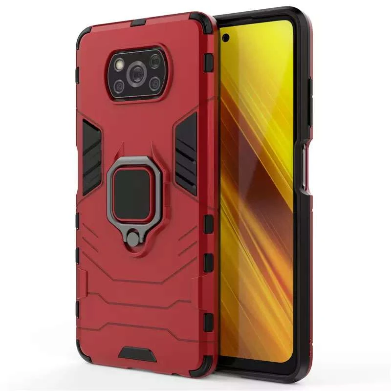 Противоударный чехол Transformer с кольцом для Xiaomi Poco X3 NFC / Poco X3 Pro (Красный / Dante Red), Червоний / dante red
Противоударный чехол Transformer с кольцом для Xiaomi Poco X3 NFC / Poco X3 Pro (Красный / Dante Red), Червоний / dante red