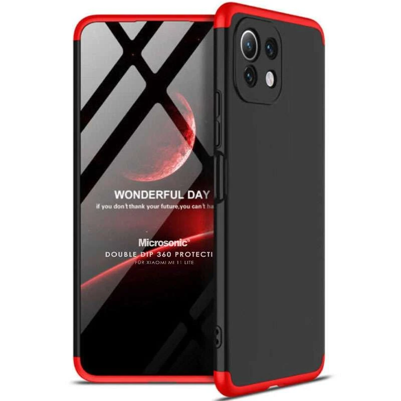 Чохол із захистом 360 градусів GKK на Xiaomi Mi 11 Lite (Чорний / Червоний)
Чохол із захистом 360 градусів GKK на Xiaomi Mi 11 Lite (Чорний / Червоний)