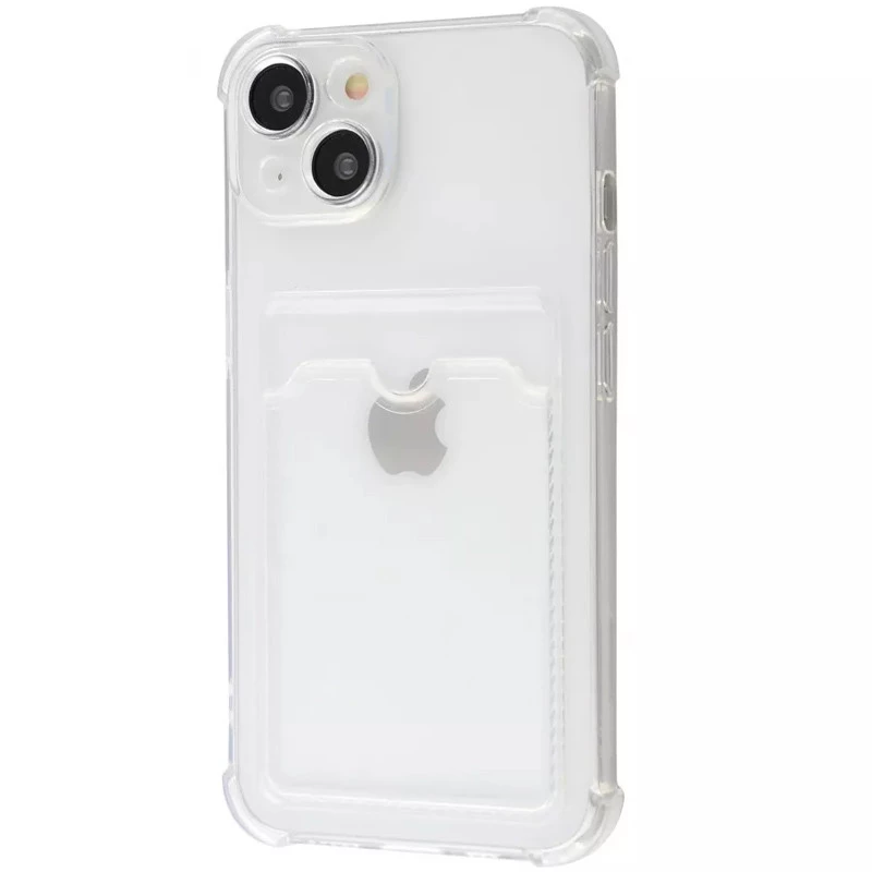 TPU+PC чохол з відділенням для пластикових карток на Apple iPhone 14 (6.1") (Clear)
TPU+PC чохол з відділенням для пластикових карток на Apple iPhone 14 (6.1") (Clear)