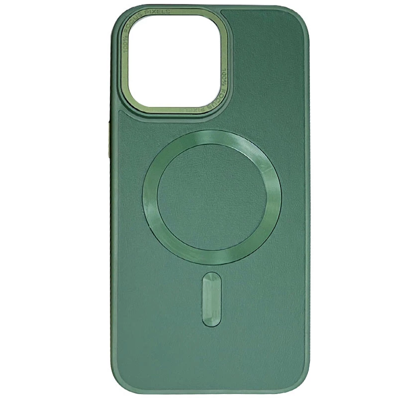 Кожаный чехол Bonbon с металлическими кнопками и MagSafe на Apple iPhone 14 (6.1") (Зеленый / Pine green), Зелений / pine green
Кожаный чехол Bonbon с металлическими кнопками и MagSafe на Apple iPhone 14 (6.1") (Зеленый / Pine green), Зелений / pine green