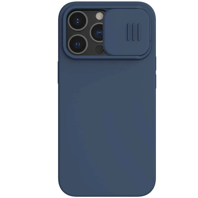 Силиконовая накладка Nillkin со шторкой для камеры для Apple iPhone 13 Pro (6.1") (Синий), Синій
Силиконовая накладка Nillkin со шторкой для камеры для Apple iPhone 13 Pro (6.1") (Синий), Синій
