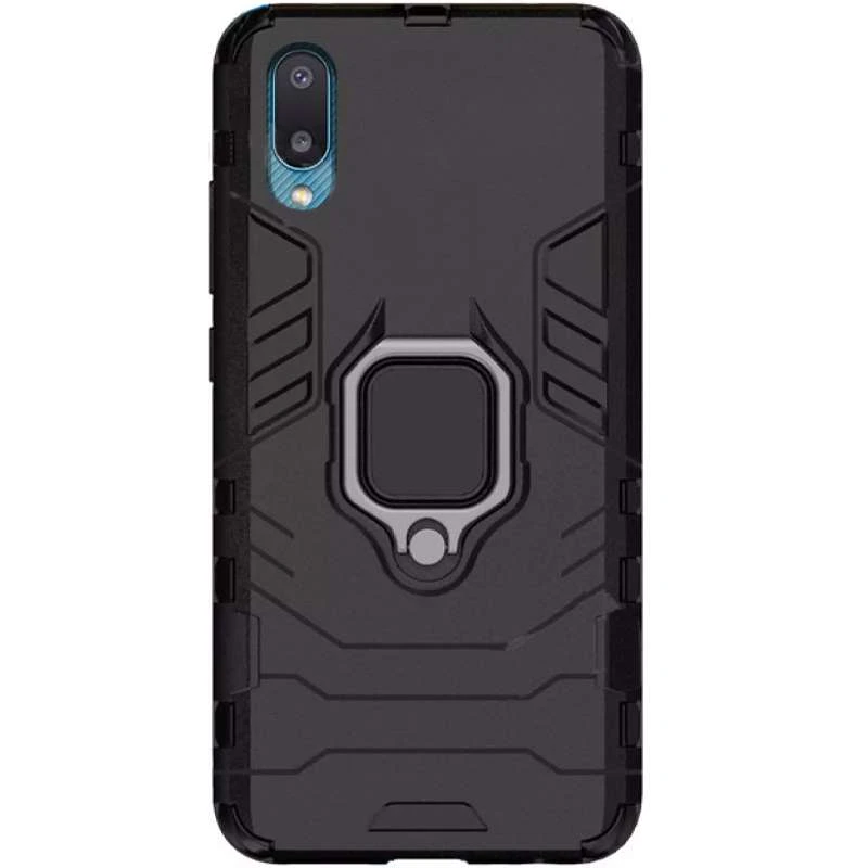 Протиударний чохол Transformer з кільцем на Samsung Galaxy A02 (Чорний / Soul Black)
Протиударний чохол Transformer з кільцем на Samsung Galaxy A02 (Чорний / Soul Black)