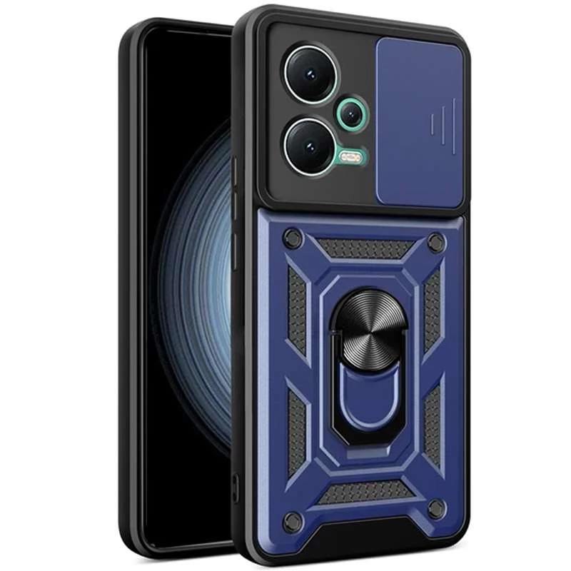 Ударопрочный чехол Serge Ring с защитой камеры для Xiaomi Redmi Note 12 5G (Синий), Синій
Ударопрочный чехол Serge Ring с защитой камеры для Xiaomi Redmi Note 12 5G (Синий), Синій