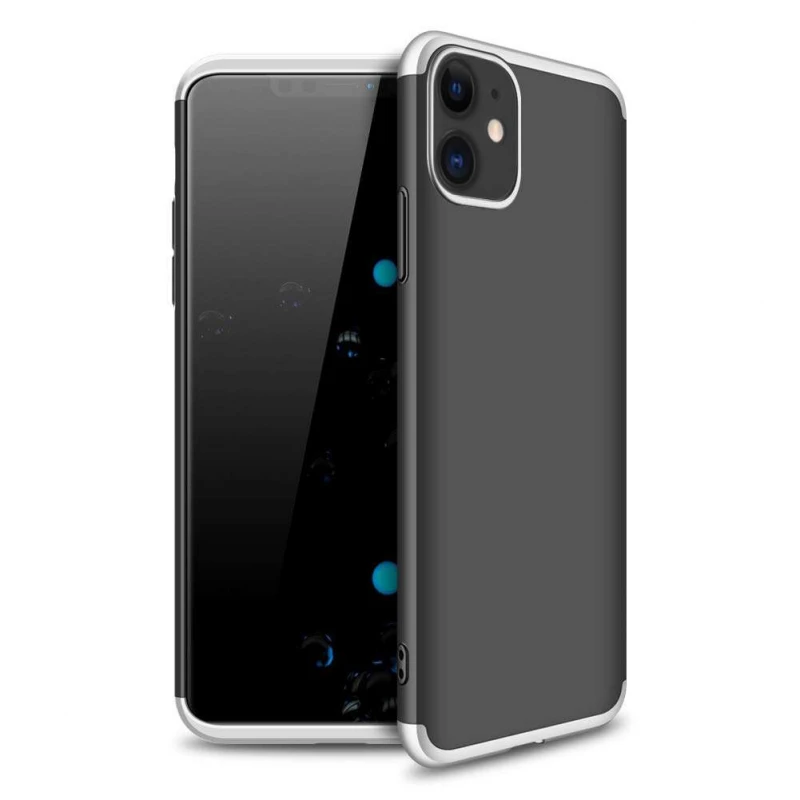 Чохол із захистом 360 градусів GKK на Apple iPhone 12 (6.1") (Чорний / Срібний)
Чохол із захистом 360 градусів GKK на Apple iPhone 12 (6.1") (Чорний / Срібний)