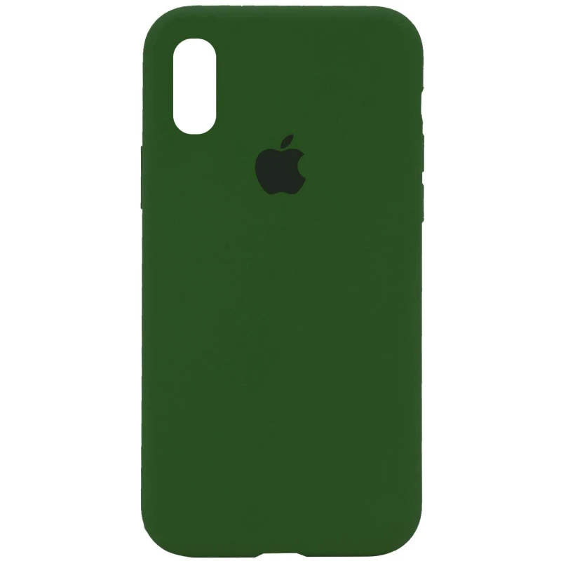 Чохол Silicone Case з закритим низом на Apple iPhone XS (5.8") (Зелений / Dark Olive)
Чохол Silicone Case з закритим низом на Apple iPhone XS (5.8") (Зелений / Dark Olive)