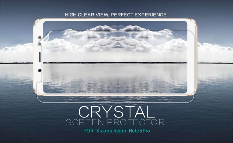 Захисна плівка Nillkin Crystal на Xiaomi Redmi Note 5 Pro / Note 5 (AI Dual Camera) (Антивідбитки)
Захисна плівка Nillkin Crystal на Xiaomi Redmi Note 5 Pro / Note 5 (AI Dual Camera) (Антивідбитки)