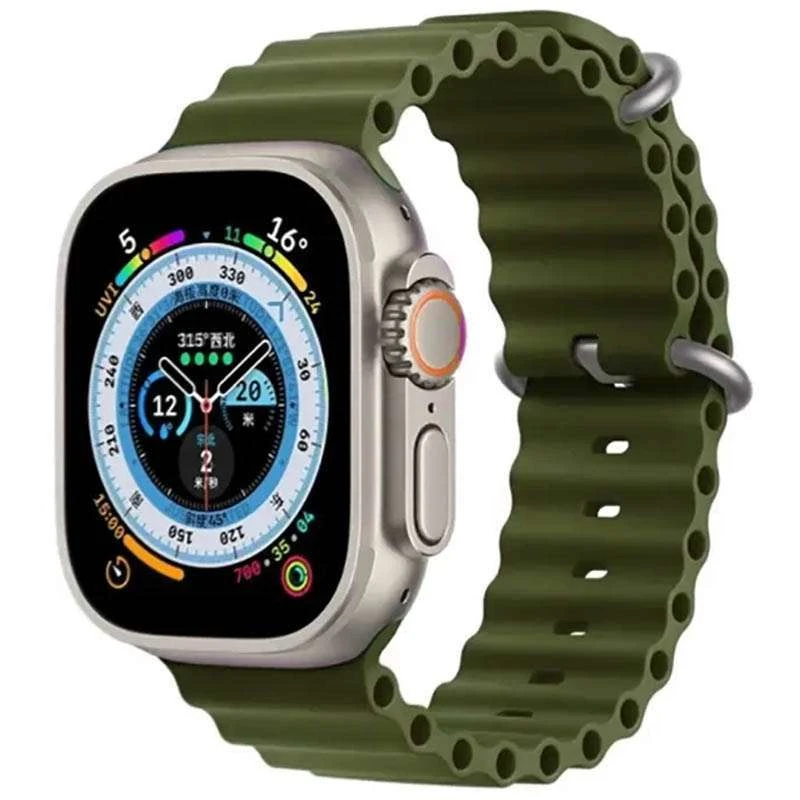 Ремешок Ocean Band для Apple watch 42mm/44mm/45mm/49mm (Зеленый / Dark Olive), Зелений / dark olive
Ремешок Ocean Band для Apple watch 42mm/44mm/45mm/49mm (Зеленый / Dark Olive), Зелений / dark olive