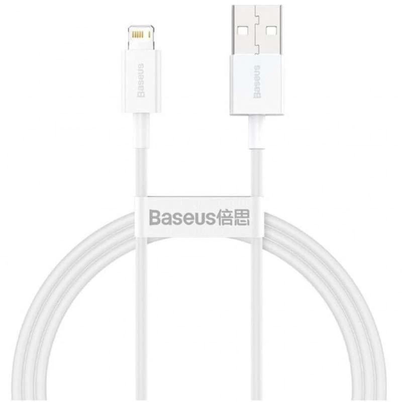 Дата кабель Baseus Superior Series Fast Charging Lightning Cable 2.4A (2m) (Білий)
Дата кабель Baseus Superior Series Fast Charging Lightning Cable 2.4A (2m) (Білий)
