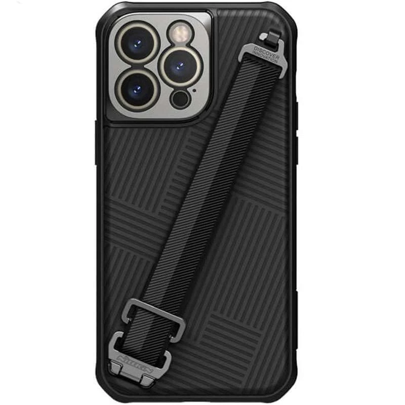 Карбована накладка Nillkin Strap Case на Apple iPhone 14 Pro Max (6.7") (Black)
Карбована накладка Nillkin Strap Case на Apple iPhone 14 Pro Max (6.7") (Black)