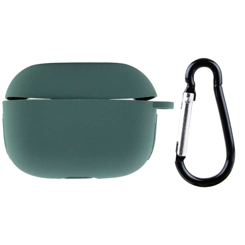 Силиконовый футляр New с карабином для наушников Airpods Pro (Зеленый / Pine green), Зелений / pine green
Силиконовый футляр New с карабином для наушников Airpods Pro (Зеленый / Pine green), Зелений / pine green