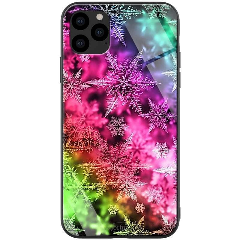 Скляний чохол ForFun на Apple iPhone 11 Pro Max (6.5") (Різнокольорові Сніжинки / Рожевий)
Скляний чохол ForFun на Apple iPhone 11 Pro Max (6.5") (Різнокольорові Сніжинки / Рожевий)