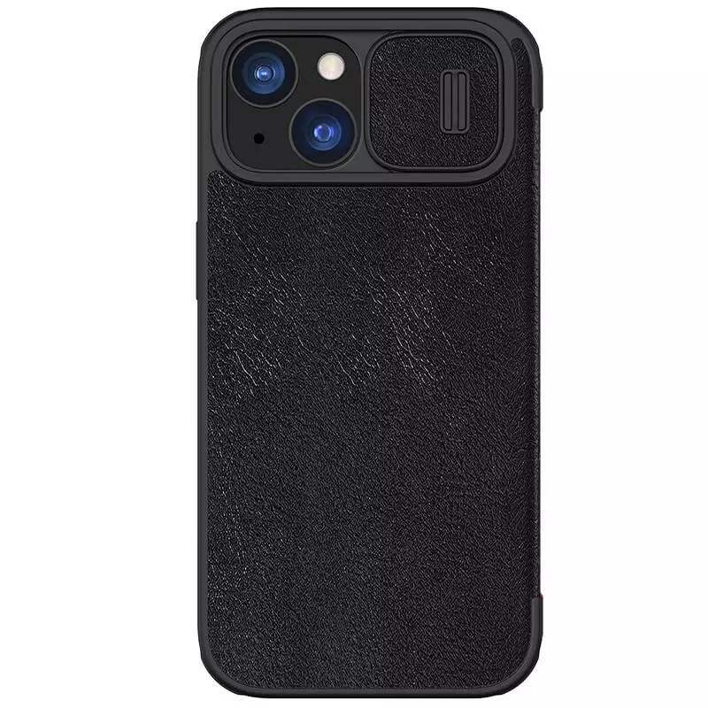 Шкіряний чохол (книга) Nillkin Qin Pro зі шторкою для камери на Apple iPhone 15 (6.1") (Чорний)
Шкіряний чохол (книга) Nillkin Qin Pro зі шторкою для камери на Apple iPhone 15 (6.1") (Чорний)