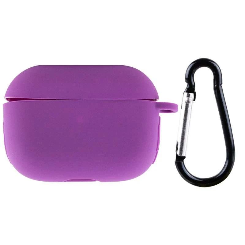 Силиконовый футляр New с карабином для наушников Airpods Pro (Фиолетовый / Grape), Фіолетовий / grape
Силиконовый футляр New с карабином для наушников Airpods Pro (Фиолетовый / Grape), Фіолетовий / grape