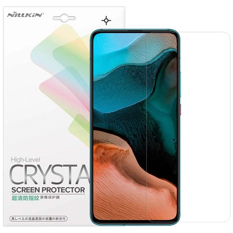Захисна плівка Nillkin Crystal на Xiaomi Redmi K30 Pro / Poco F2 Pro (Антивідбитки)
Захисна плівка Nillkin Crystal на Xiaomi Redmi K30 Pro / Poco F2 Pro (Антивідбитки)