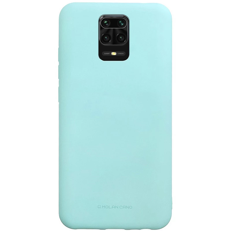 Силіконовий чохол Molan Cano Smooth на Xiaomi Redmi Note 9s / Note 9 Pro / Note 9 Pro Max (Бірюзовий)
Силіконовий чохол Molan Cano Smooth на Xiaomi Redmi Note 9s / Note 9 Pro / Note 9 Pro Max (Бірюзовий)