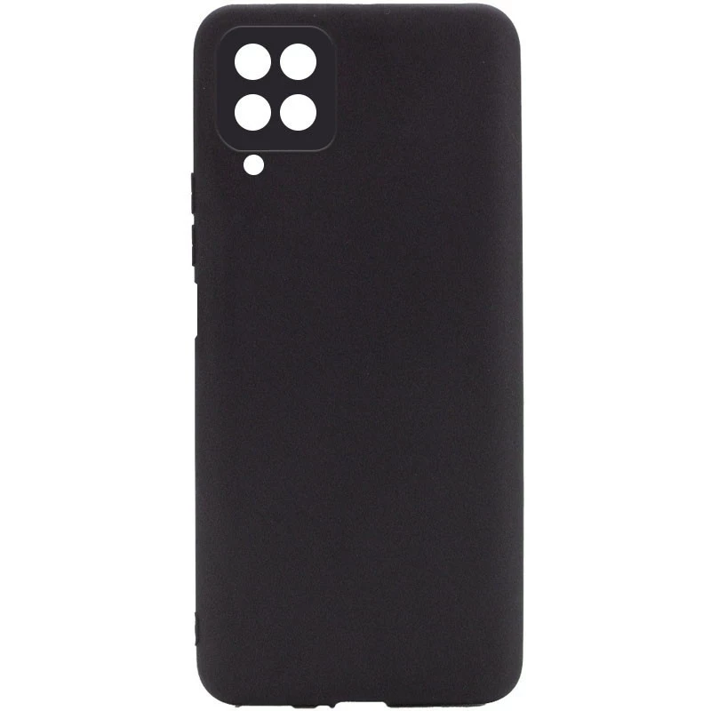 Кольоровий силіконовий чохол із захистом камери на Samsung Galaxy A12 (Чорний / Black)
Кольоровий силіконовий чохол із захистом камери на Samsung Galaxy A12 (Чорний / Black)