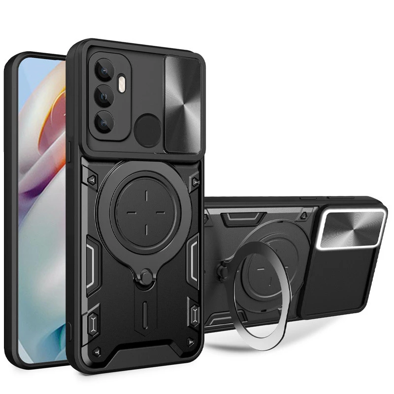 Ударостійкий чохол Bracket Ringstand із захисною шторкою для камери на Oppo A53 / A32 / A33 (Black)
Ударостійкий чохол Bracket Ringstand із захисною шторкою для камери на Oppo A53 / A32 / A33 (Black)