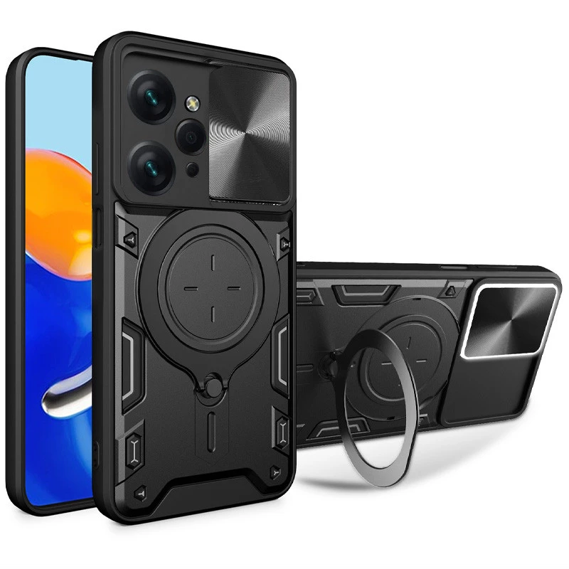 Ударостійкий чохол Bracket Ringstand із захисною шторкою для камери на Xiaomi Redmi 12 (Black)
Ударостійкий чохол Bracket Ringstand із захисною шторкою для камери на Xiaomi Redmi 12 (Black)