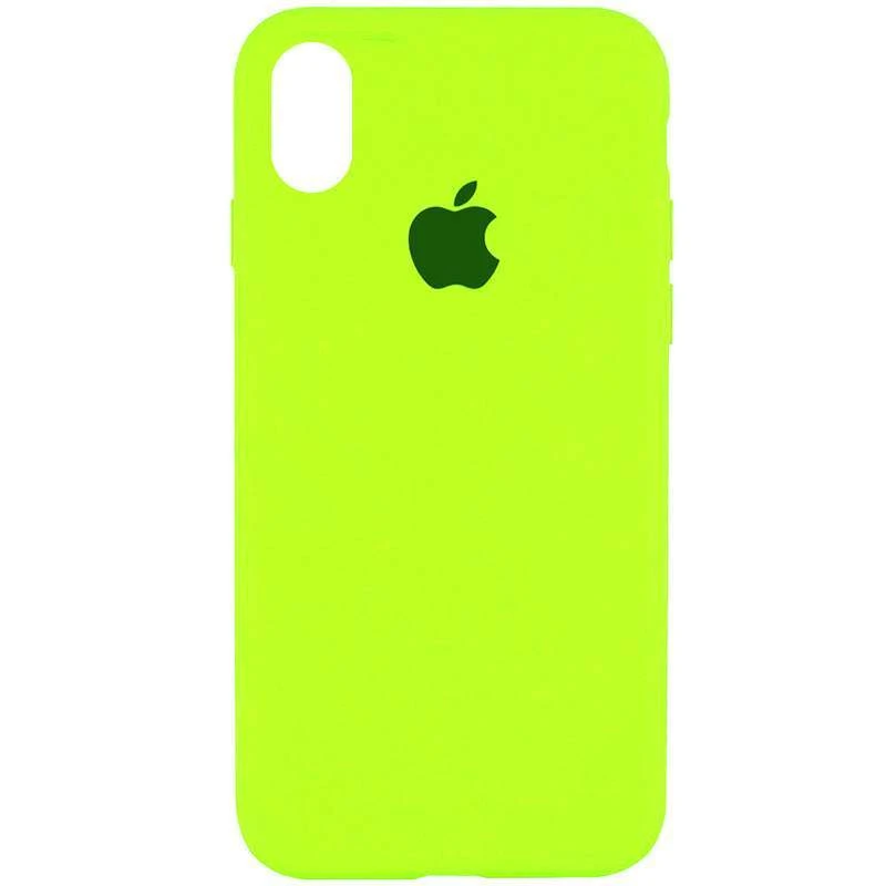 Чохол Silicone Case з закритим низом на Apple iPhone XR (6.1") (Салатовий / Neon Green)
Чохол Silicone Case з закритим низом на Apple iPhone XR (6.1") (Салатовий / Neon Green)
