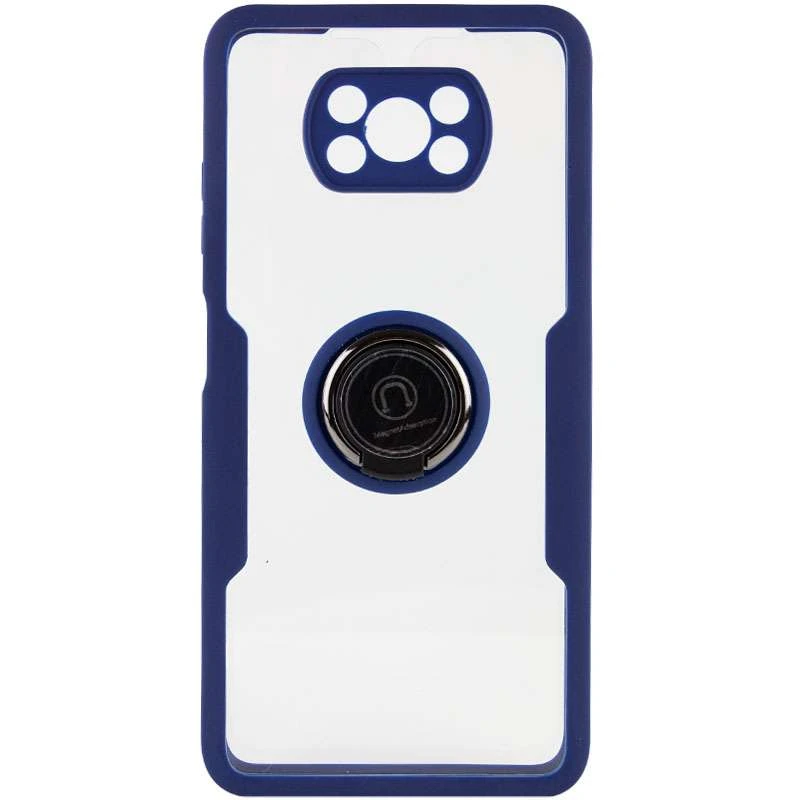 TPU+PC чохол з захистом 360 градусів з металевим кільцем на Xiaomi Poco X3 NFC / Poco X3 Pro (Синій)
TPU+PC чохол з захистом 360 градусів з металевим кільцем на Xiaomi Poco X3 NFC / Poco X3 Pro (Синій)