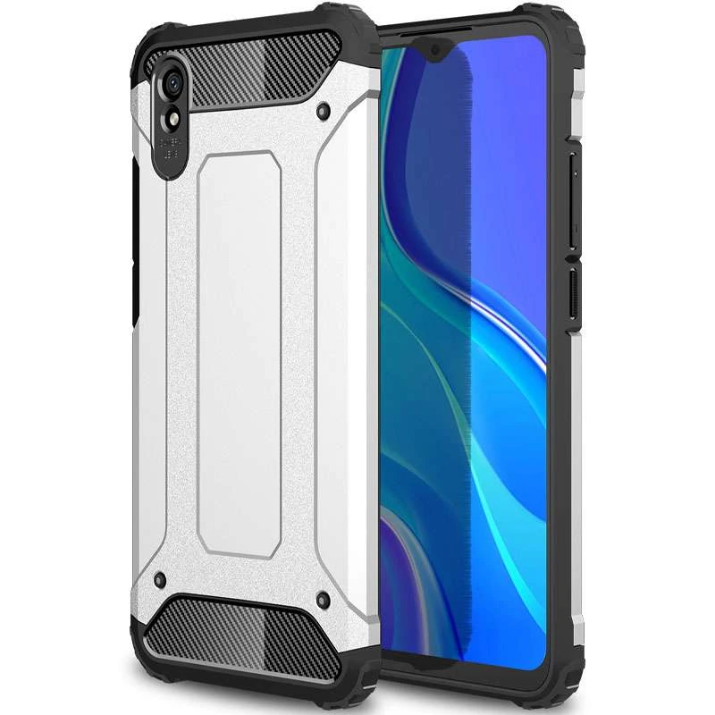 Противоударный чехол с усиленными углами Immortal для Xiaomi Redmi 9A (Серебряный), Срібний
Противоударный чехол с усиленными углами Immortal для Xiaomi Redmi 9A (Серебряный), Срібний