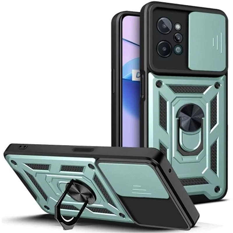 Протиударний чохол Serge Ring з захистом камери на Realme C31 (Зелений)
Протиударний чохол Serge Ring з захистом камери на Realme C31 (Зелений)