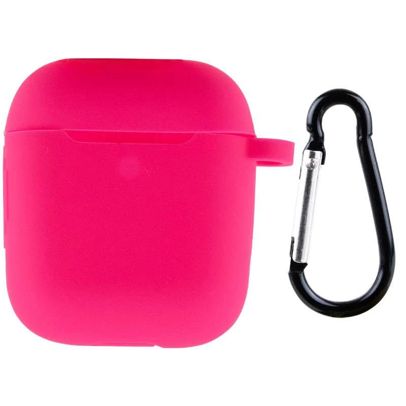 Силиконовый футляр New с карабином для наушников Airpods 1/2 (Розовый / Barbie pink), Рожевий / barbie pink
Силиконовый футляр New с карабином для наушников Airpods 1/2 (Розовый / Barbie pink), Рожевий / barbie pink