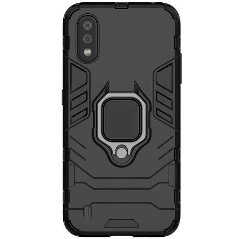 Протиударний чохол Transformer з кільцем на Samsung Galaxy A01 (Чорний / Soul Black)
Протиударний чохол Transformer з кільцем на Samsung Galaxy A01 (Чорний / Soul Black)