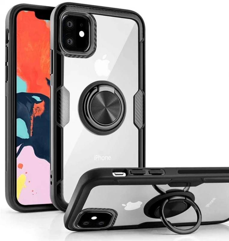 Чехол Deen CrystalRing с магнитным кольцом для Apple iPhone 11 (6.1") (Бесцветный / Черный), Безбарвний / чорний
Чехол Deen CrystalRing с магнитным кольцом для Apple iPhone 11 (6.1") (Бесцветный / Черный), Безбарвний / чорний