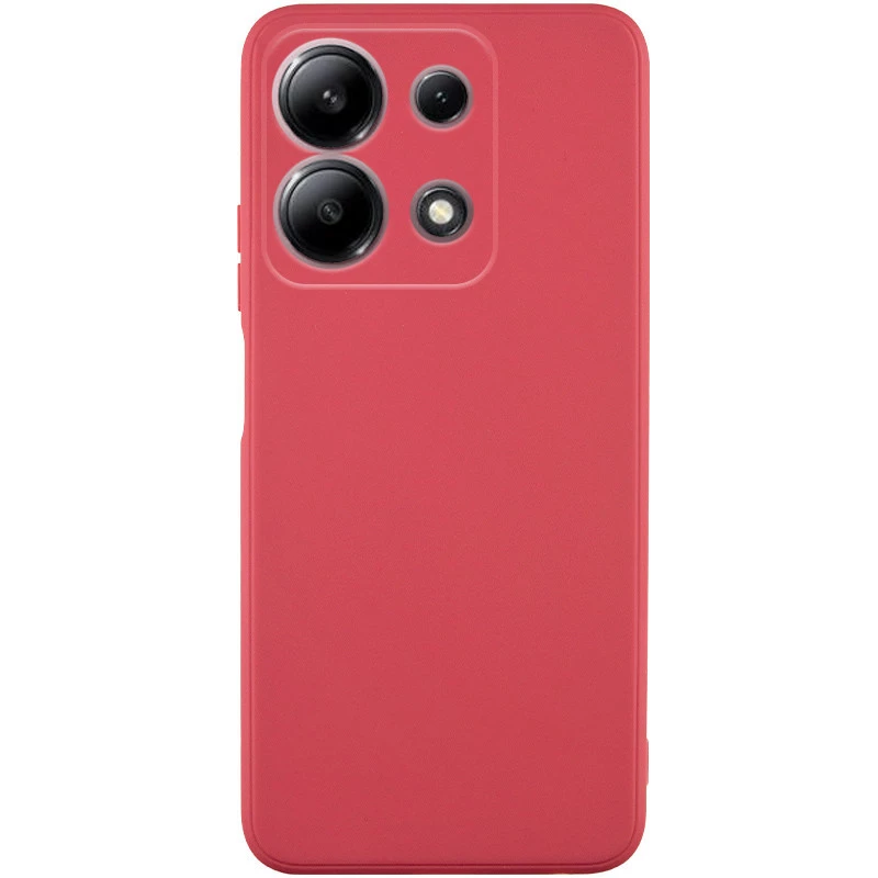 Кольоровий силіконовий чохол із захистом камери на Xiaomi Redmi Note 13 4G (Червоний / Camellia)
Кольоровий силіконовий чохол із захистом камери на Xiaomi Redmi Note 13 4G (Червоний / Camellia)