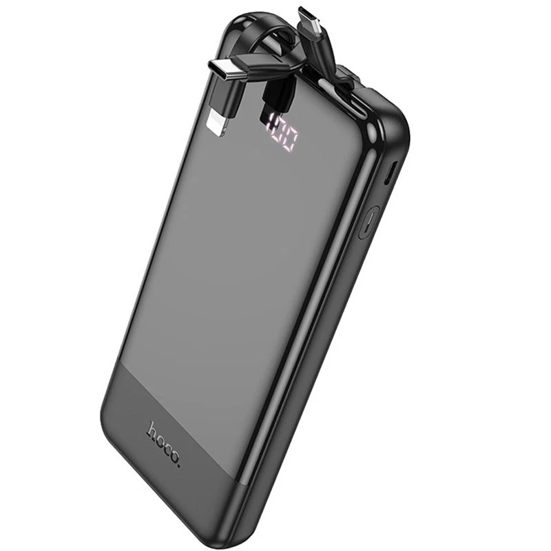 Портативний зарядний пристрій Power Bank Hoco J114 Charger with cable 10 000 mAh (Black)
Портативний зарядний пристрій Power Bank Hoco J114 Charger with cable 10 000 mAh (Black)