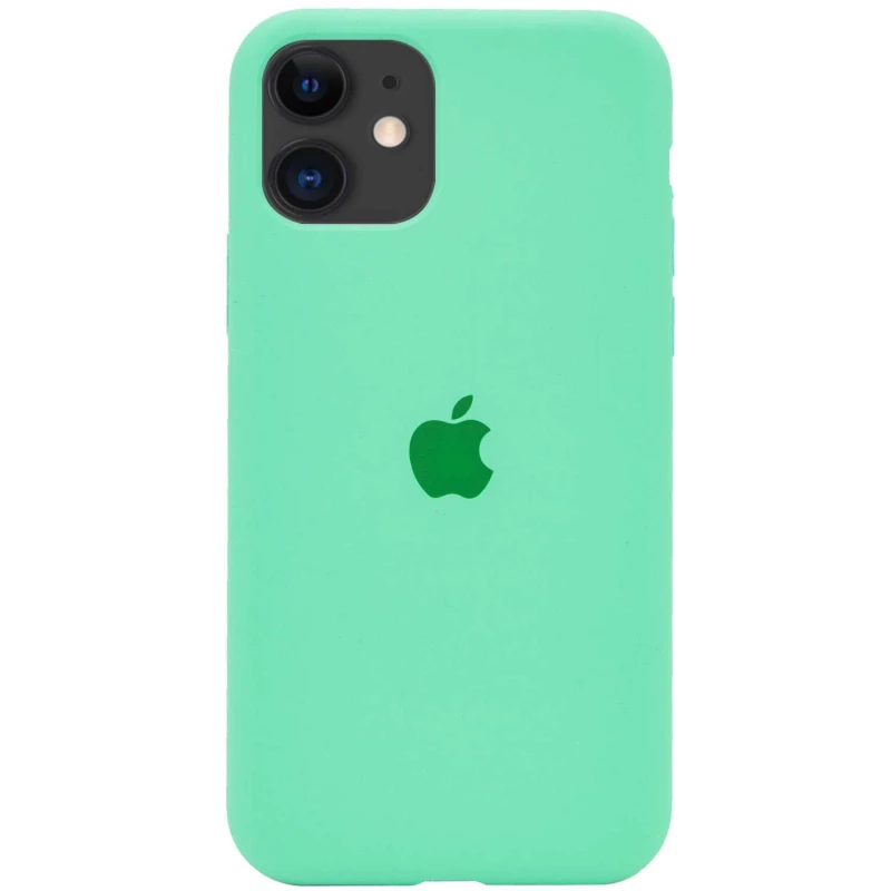 Чохол Silicone Case з закритим низом на Apple iPhone 11 (6.1") (Зелений / Spearmint)
Чохол Silicone Case з закритим низом на Apple iPhone 11 (6.1") (Зелений / Spearmint)