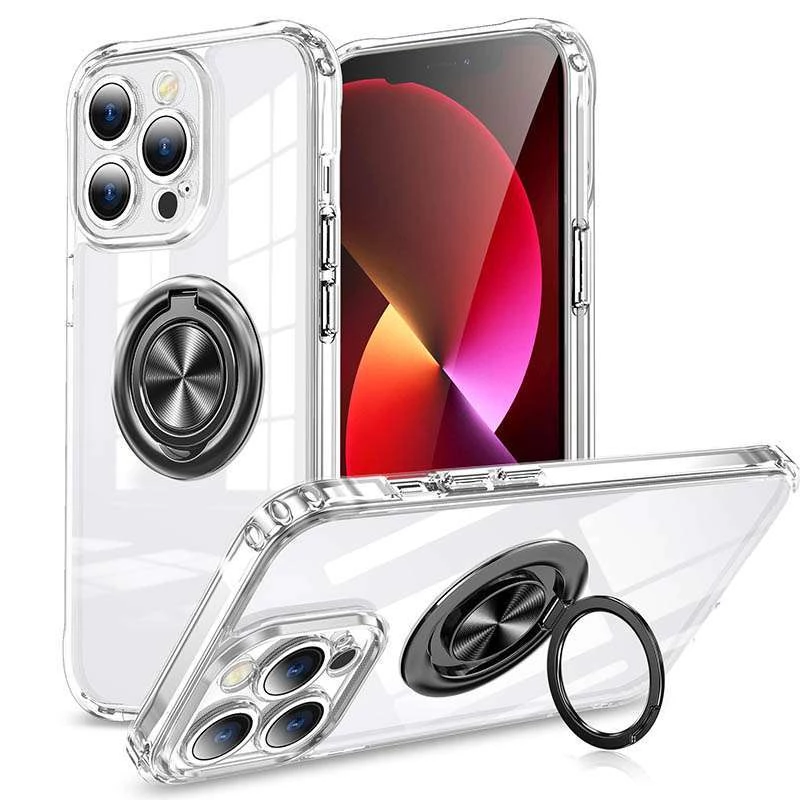 TPU+PC чохол з металевим кільцем-тримачем на Apple iPhone 12 Pro Max (6.7") (Чорний)
TPU+PC чохол з металевим кільцем-тримачем на Apple iPhone 12 Pro Max (6.7") (Чорний)