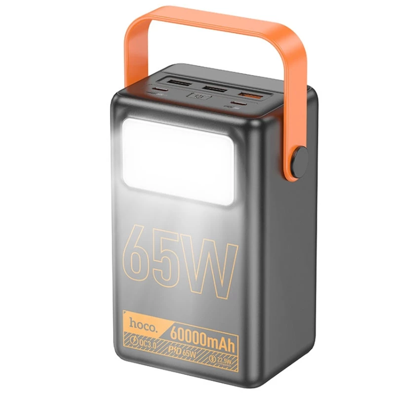 Портативний зарядний пристрій Power Bank Hoco J110A Powerful PD65W 60 000 mAh (Black)
Портативний зарядний пристрій Power Bank Hoco J110A Powerful PD65W 60 000 mAh (Black)