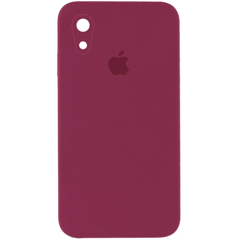 Чохол Silicone Case Square з захистом камери на Apple iPhone XR (6.1") (Бордовий / Plum)
Чохол Silicone Case Square з захистом камери на Apple iPhone XR (6.1") (Бордовий / Plum)