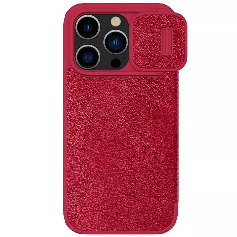 Шкіряний чохол (книга) Nillkin Qin Pro зі шторкою для камери на Apple iPhone 15 Pro Max (6.7") (Червоний)
Шкіряний чохол (книга) Nillkin Qin Pro зі шторкою для камери на Apple iPhone 15 Pro Max (6.7") (Червоний)