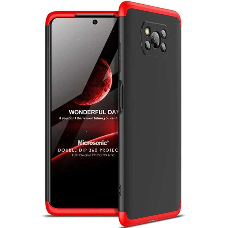 Чехол с защитой 360 градусов GKK для Xiaomi Poco X3 NFC / Poco X3 Pro (Черный / Красный), Чорний / червоний
Чехол с защитой 360 градусов GKK для Xiaomi Poco X3 NFC / Poco X3 Pro (Черный / Красный), Чорний / червоний
