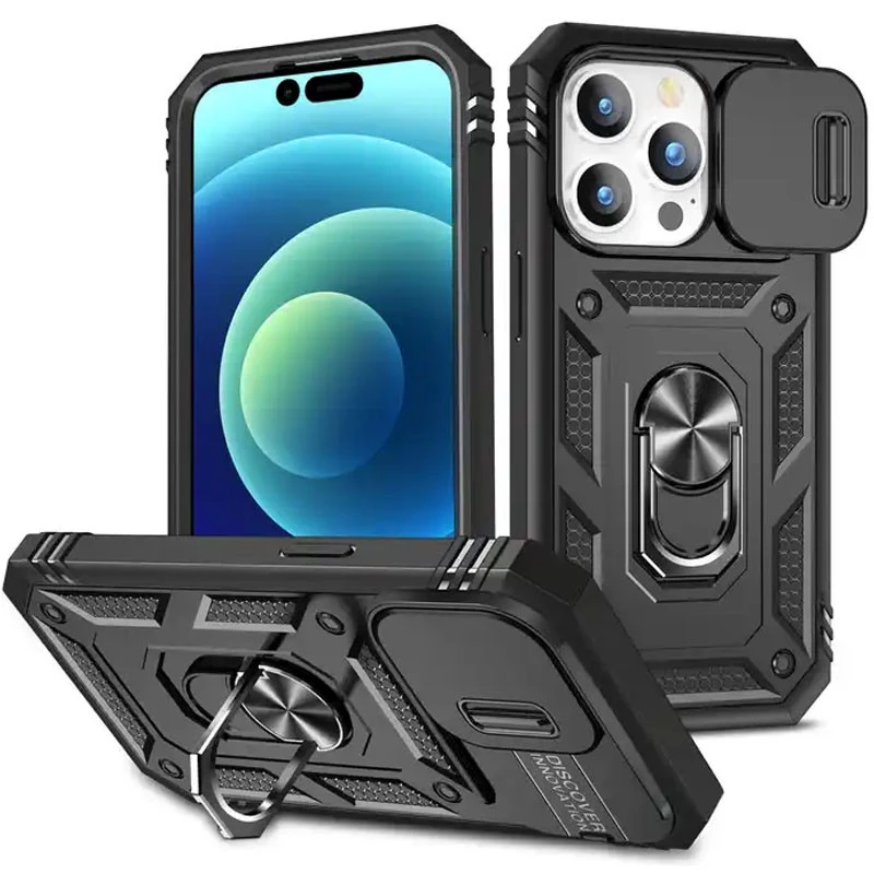 Ударопрочный чехол Serge Ring с защитой камеры для Apple iPhone 11 Pro (5.8") (Черный), Чорний
Ударопрочный чехол Serge Ring с защитой камеры для Apple iPhone 11 Pro (5.8") (Черный), Чорний