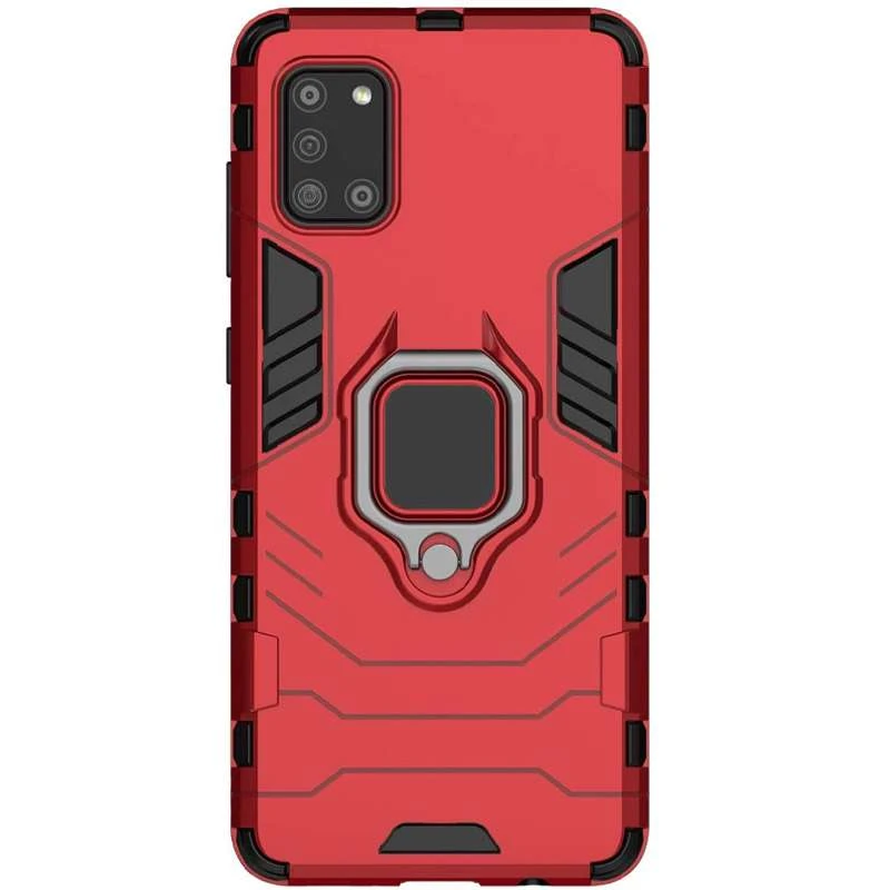 Протиударний чохол Transformer з кільцем на Samsung Galaxy A31 (Червоний / Dante Red)
Протиударний чохол Transformer з кільцем на Samsung Galaxy A31 (Червоний / Dante Red)