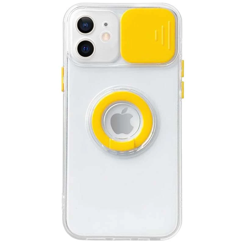 Силіконовий чохол ColorRing зі шторкою для камери на Apple iPhone 12 (6.1") (Жовтий)
Силіконовий чохол ColorRing зі шторкою для камери на Apple iPhone 12 (6.1") (Жовтий)