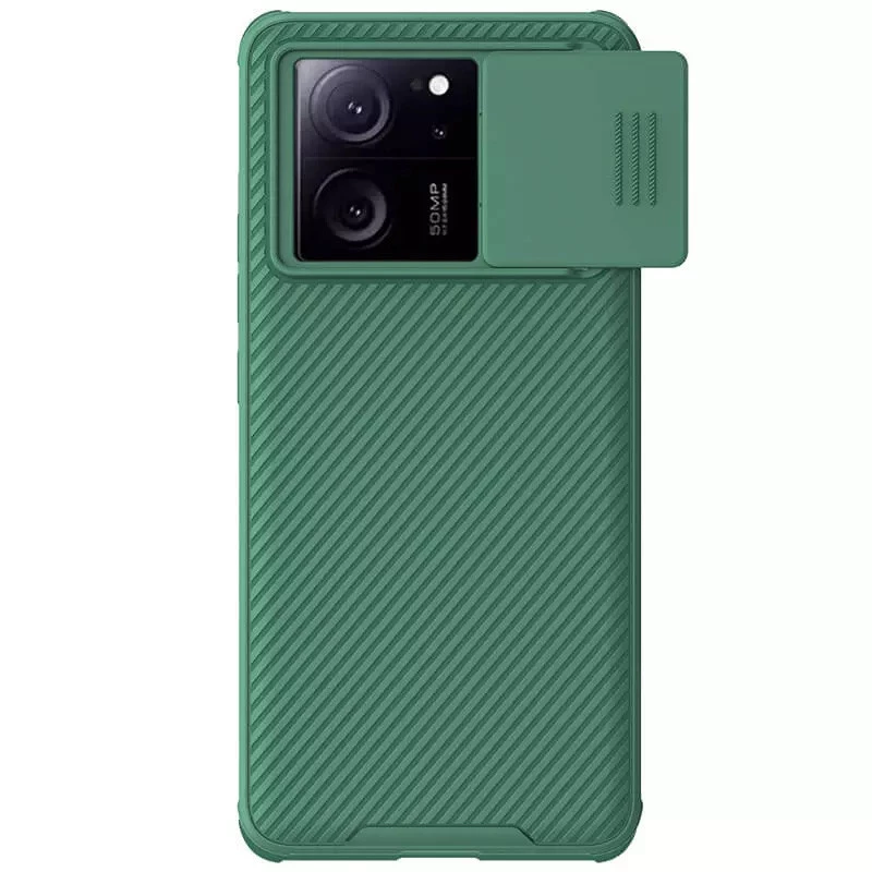 Карбована накладка Nillkin Pro зі шторкою для камери на Xiaomi 13T (Deep Green)
Карбована накладка Nillkin Pro зі шторкою для камери на Xiaomi 13T (Deep Green)