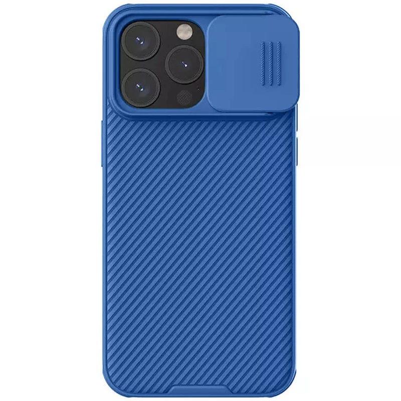 Пластиковая накладка Nillkin Pro со шторкой для камеры и магнитом для Apple iPhone 15 Pro (6.1") (Blue)
Пластиковая накладка Nillkin Pro со шторкой для камеры и магнитом для Apple iPhone 15 Pro (6.1") (Blue)