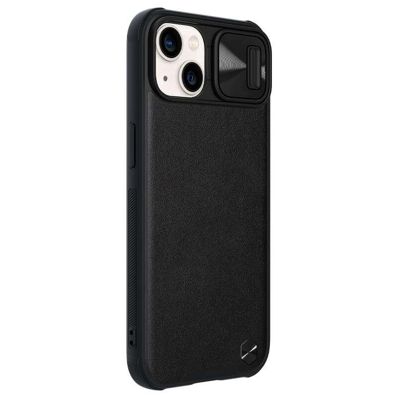 Шкіряна накладка Nillkin зі шторкою для камери на Apple iPhone 13 (6.1") (Чорний / Black)
Шкіряна накладка Nillkin зі шторкою для камери на Apple iPhone 13 (6.1") (Чорний / Black)