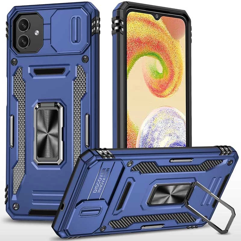 Ударопрочный чехол Square Ring c шторкой на камеру для Samsung Galaxy A05 (Синий / Navy), Синій / navy
Ударопрочный чехол Square Ring c шторкой на камеру для Samsung Galaxy A05 (Синий / Navy), Синій / navy