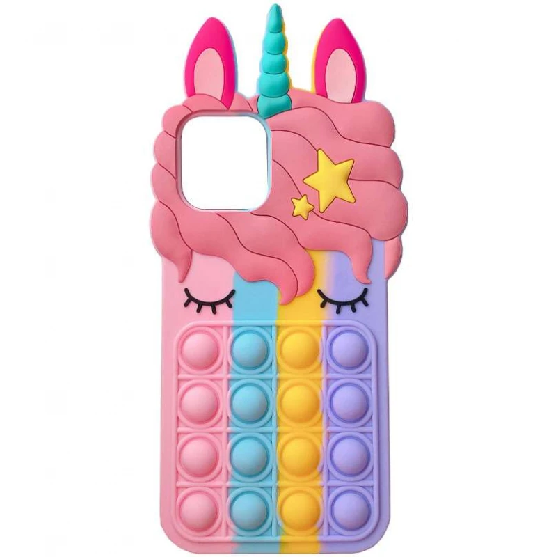 Фігурний силіконовий 3D чохол-антистрес Pop it Bubble Unicorn на Apple iPhone 12 Pro (6.1")
Фігурний силіконовий 3D чохол-антистрес Pop it Bubble Unicorn на Apple iPhone 12 Pro (6.1")