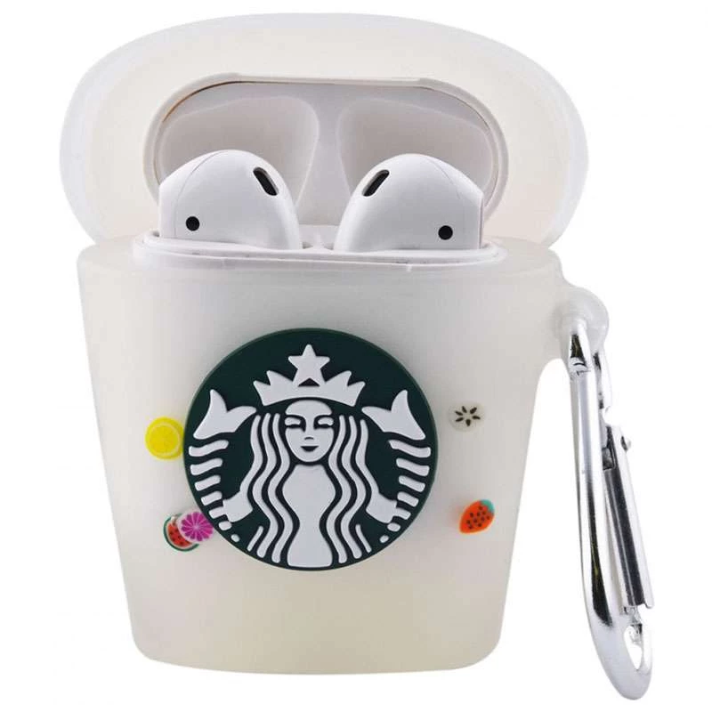 Силіконовий футляр Logo series для навушників AirPods 1/2 + карабін (Starbucks Neon Cocktail)
Силіконовий футляр Logo series для навушників AirPods 1/2 + карабін (Starbucks Neon Cocktail)