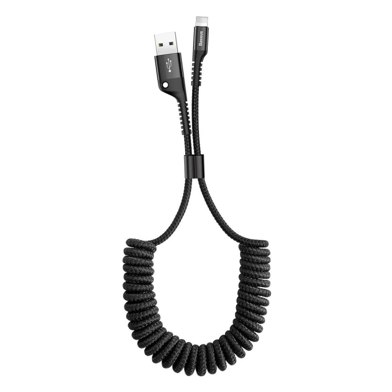 Дата кабель Baseus Fish Eye Spring Data Lightning Cable 2A (1m) (Чорний)
Дата кабель Baseus Fish Eye Spring Data Lightning Cable 2A (1m) (Чорний)