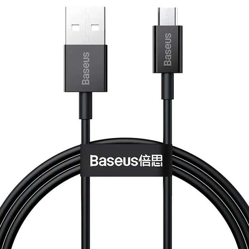 Дата кабель Baseus Superior Series Fast Charging MicroUSB Cable 2A (2m) (Черный), Чорний
Дата кабель Baseus Superior Series Fast Charging MicroUSB Cable 2A (2m) (Черный), Чорний