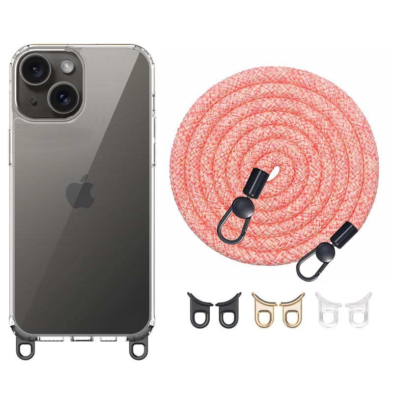 Прозорий силіконовий чохол з ремінцем на Apple iPhone 15 (6.1") (Red / White)
Прозорий силіконовий чохол з ремінцем на Apple iPhone 15 (6.1") (Red / White)